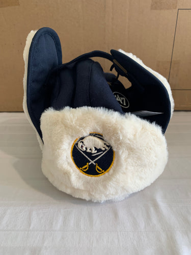 Buffalo Sabres NHL 47' Brand Trapper Winter Knit Hat Blue - Casey's Sports Store