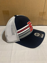 Load image into Gallery viewer, Boston Red Sox MLB &#39;47 Brand Blue MVP Adjustable Mesh Snapback Hat - Casey&#39;s Sports Store
