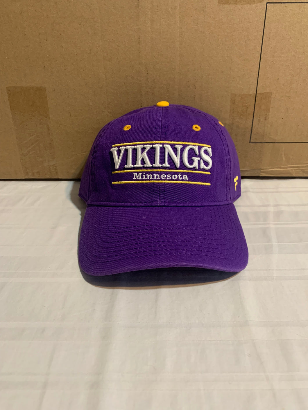 Minnesota Vikings NFL Fanatics Purple One Size Adjustable Hat - Casey's Sports Store