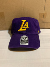 Load image into Gallery viewer, Los Angeles Lakers NBA &#39;47 Brand Purple Clean Up Adjustable Hat - Casey&#39;s Sports Store

