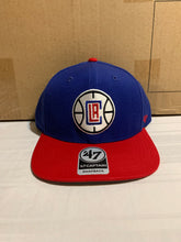 Load image into Gallery viewer, Los Angeles Clippers NBA &#39;47 Brand Blue Two Tone Adjustable Snapback Hat - Casey&#39;s Sports Store
