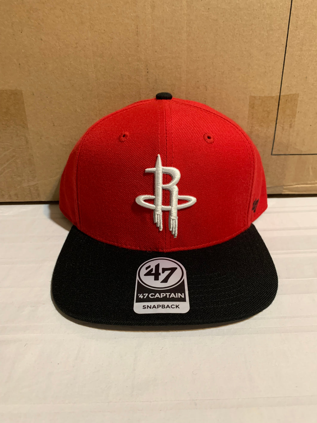 Houston Rockets NBA '47 Brand Red Two Tone Adjustable Snapback Hat - Casey's Sports Store