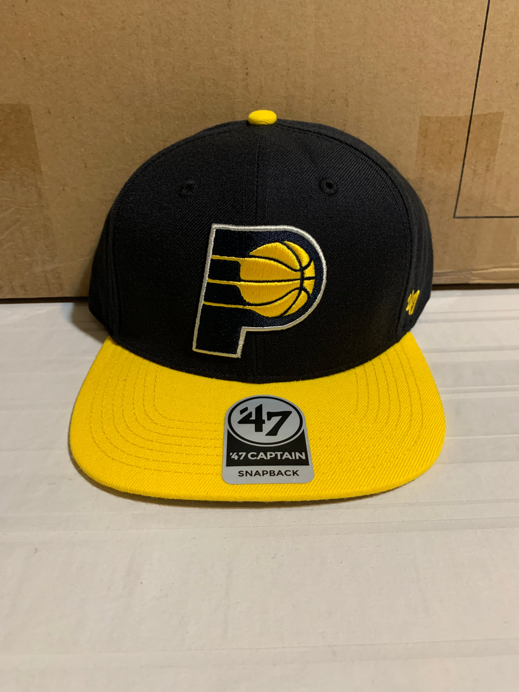 Indiana Pacers NBA '47 Brand Navy Blue Two Tone Adjustable Snapback Hat - Casey's Sports Store