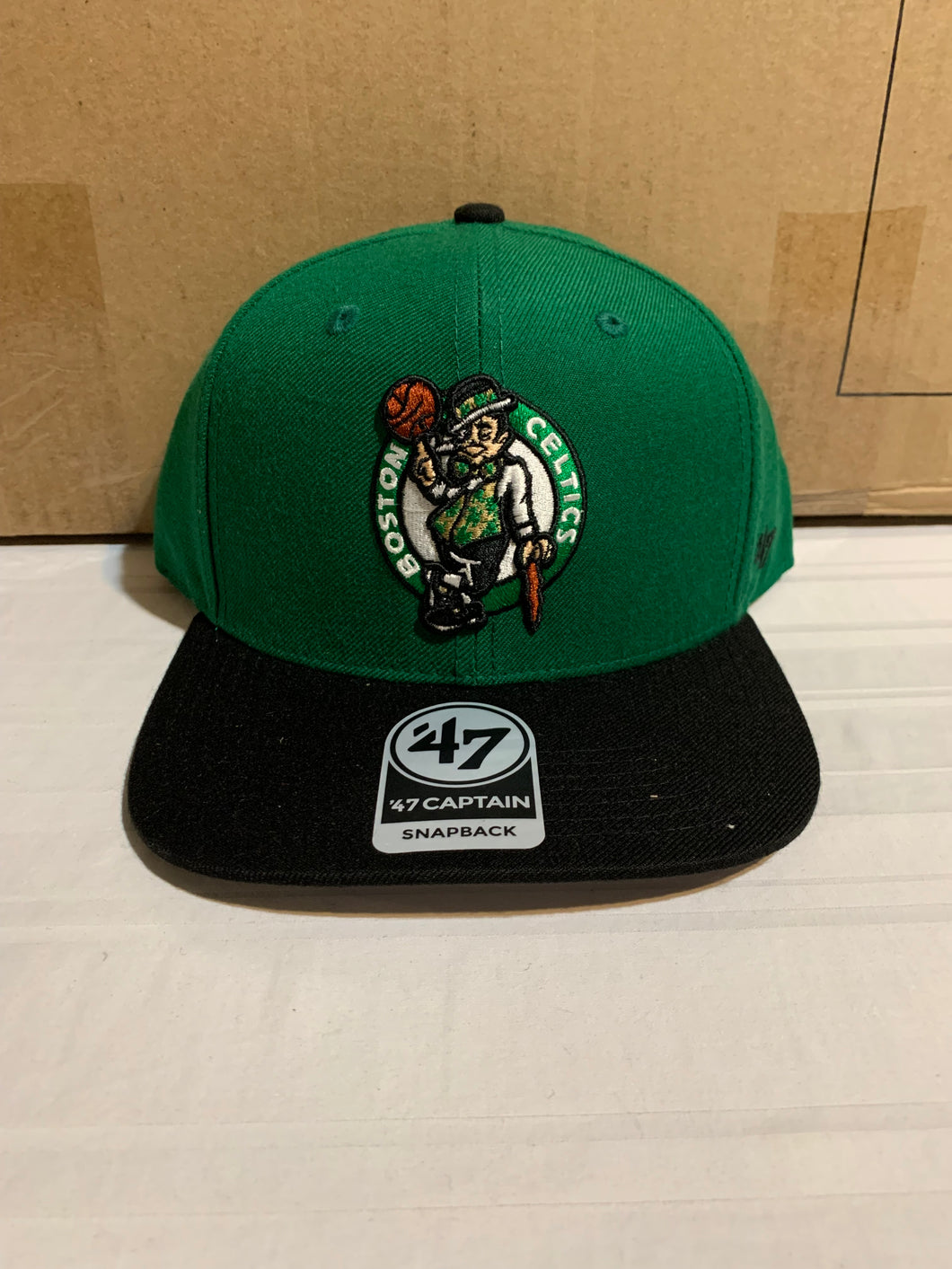 Boston Celtics NBA '47 Brand Green Two Tone Adjustable Snapback Hat - Casey's Sports Store