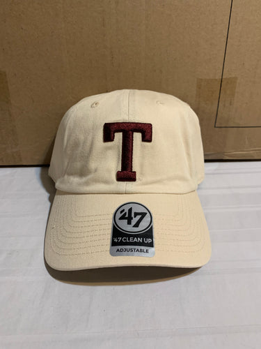 Texas A&M Aggies Throwback NCAA '47 Brand Cream Adjustable One Size Hat - Casey's Sports Store