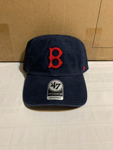 Load image into Gallery viewer, Boston Red Sox Throwback MLB &#39;47 Brand Blue Clean Up One Size Adjustable Hat - Casey&#39;s Sports Store
