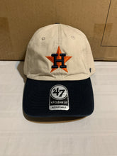 Load image into Gallery viewer, Houston Astros Throwback MLB &#39;47 Brand White Clean Up One Size Adjustable Hat - Casey&#39;s Sports Store
