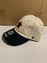 Load image into Gallery viewer, Houston Astros Throwback MLB &#39;47 Brand White Clean Up One Size Adjustable Hat - Casey&#39;s Sports Store
