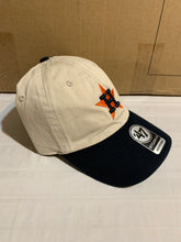 Load image into Gallery viewer, Houston Astros Throwback MLB &#39;47 Brand White Clean Up One Size Adjustable Hat - Casey&#39;s Sports Store
