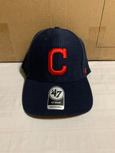 Load image into Gallery viewer, Cleveland Indians MLB &#39;47 Brand Navy Blue MVP One Size Adjustable Hat - Casey&#39;s Sports Store
