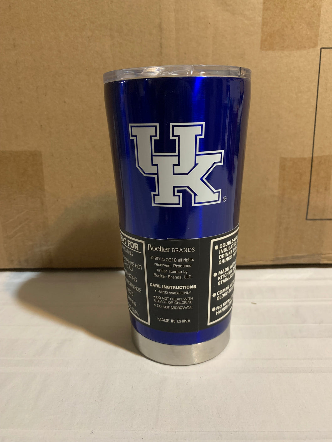 Kentucky Wildcats NCAA 20oz Tumbler Cup Mug Boelter Brands - Casey's Sports Store