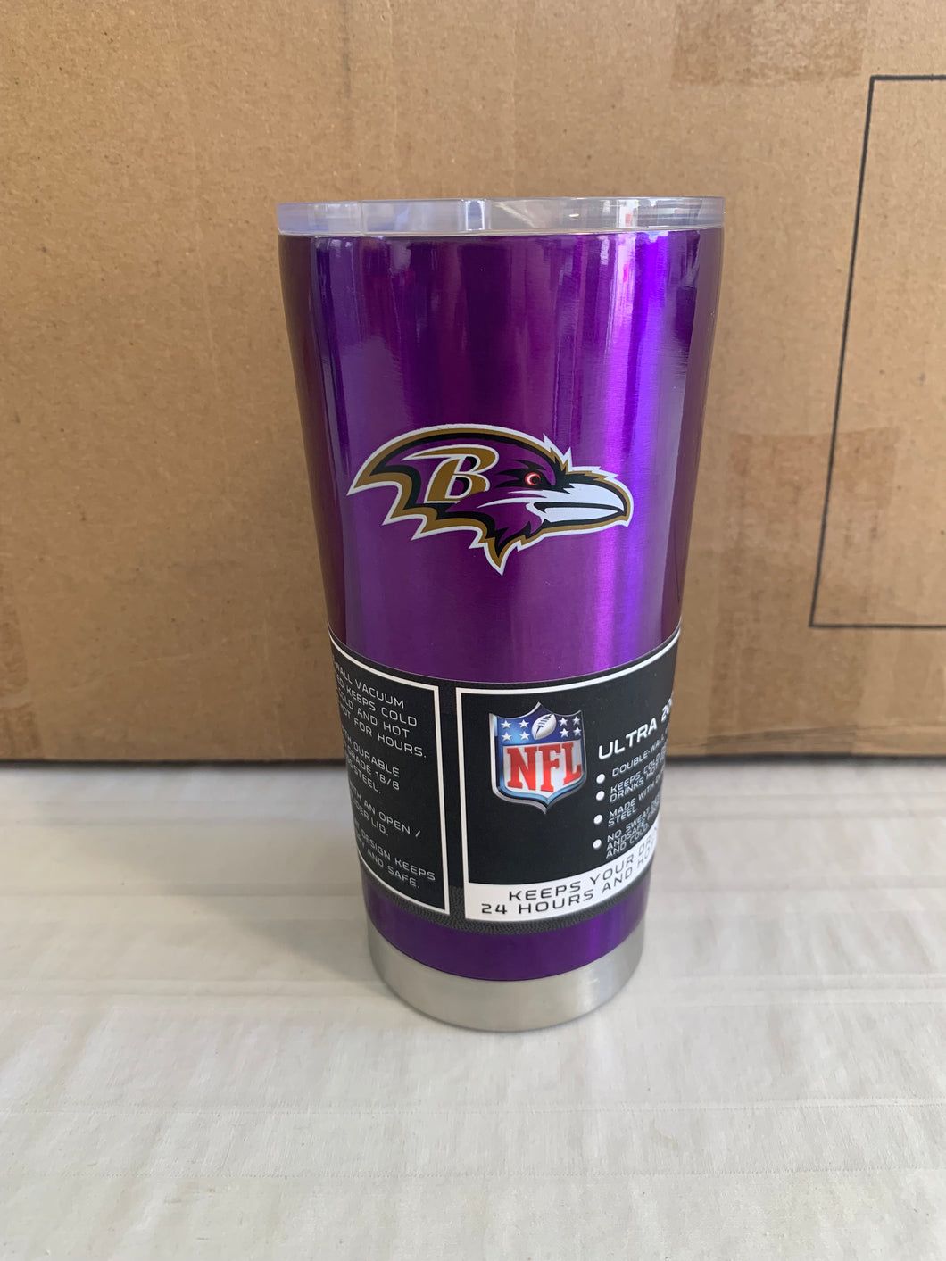 Baltimore Ravens NFL 20oz Tumbler Cup Mug Boelter Brands - Casey's Sports Store