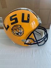 Load image into Gallery viewer, LSU Tigers NCAA Riddell Full Size Yellow Replica Helmet - Casey&#39;s Sports Store
