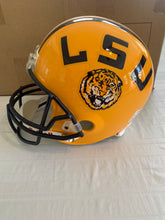 Load image into Gallery viewer, LSU Tigers NCAA Riddell Full Size Yellow Replica Helmet - Casey&#39;s Sports Store

