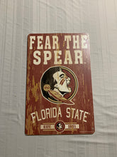 Load image into Gallery viewer, Florida State Seminoles FSU NCAA 17&quot; x 11&quot; Wood Decorative Indoor Sign Wincraft - Casey&#39;s Sports Store
