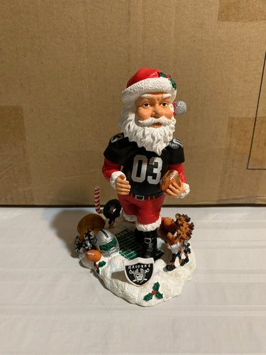 Las Vegas Raiders NFL Santa Legends of the Field Bobblehead - Casey's Sports Store