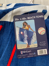Load image into Gallery viewer, Los Angeles Dodgers MLB 30&quot; x 60&quot; Beach Towel McArthur - Casey&#39;s Sports Store
