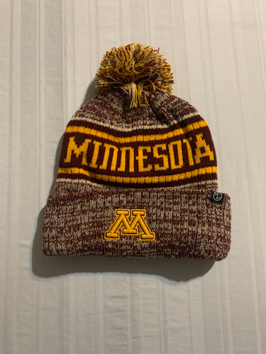 Minnesota Golden Gophers NCAA Zephyr Red Beanie Knit Ski Cap Hat - Casey's Sports Store