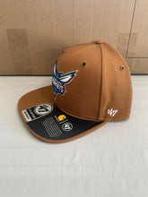 Load image into Gallery viewer, Charlotte Hornets NBA &#39;47 Brand Carhartt Mens Brown Adjustable Strapback Hat - Casey&#39;s Sports Store
