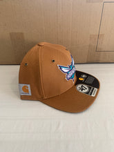 Load image into Gallery viewer, Charlotte Hornets NBA &#39;47 Brand Carhartt Mens Brown Adjustable Strapback Hat - Casey&#39;s Sports Store
