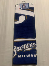 Load image into Gallery viewer, Milwaukee Brewers MLB 30&quot; x 60&quot; Beach Towel McArthur - Casey&#39;s Sports Store
