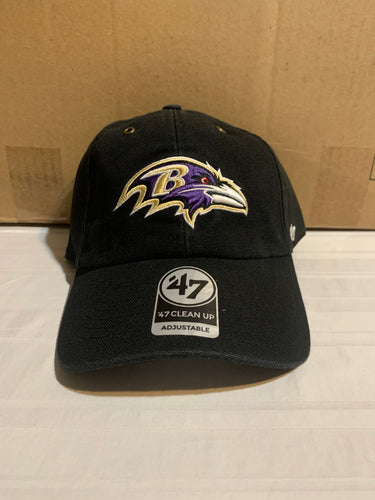 Baltimore Ravens NFL '47 Brand Carhartt Mens Black Clean Up Adjustable Hat - Casey's Sports Store