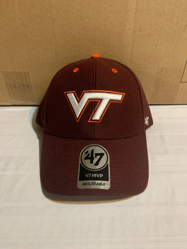 Virginia Tech Hokies NCAA '47 Brand Maroon MVP Adjustable One Size Hat - Casey's Sports Store