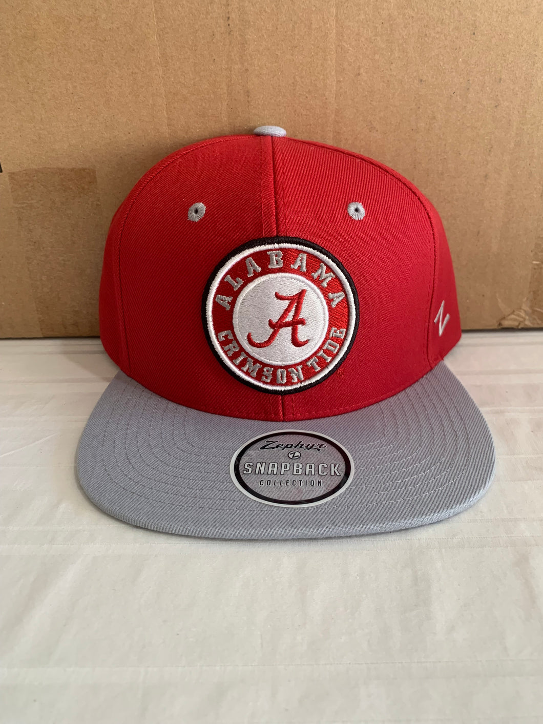 Alabama Crimson Tide NCAA Zephyr Red One Size Adjustable Snapback Hat Cap - Casey's Sports Store