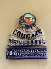 Load image into Gallery viewer, BYU Cougars NCAA Zephyr Blue Winter Beanie Knit Ski Cap Hat - Casey&#39;s Sports Store
