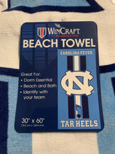 Load image into Gallery viewer, North Carolina Tar Heels NCAA 30&quot; x 60&quot; Beach Towel McArthur - Casey&#39;s Sports Store
