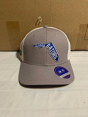Florida Gators NCAA Top of the World Gray Mesh Adjustable Hat - Casey's Sports Store