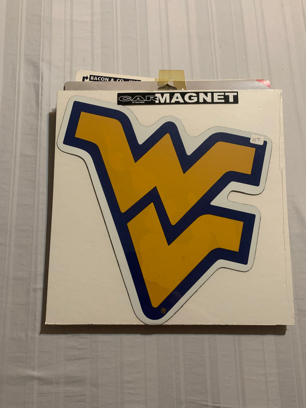 West Virginia Mountaineers NCAA Car Magnet 12