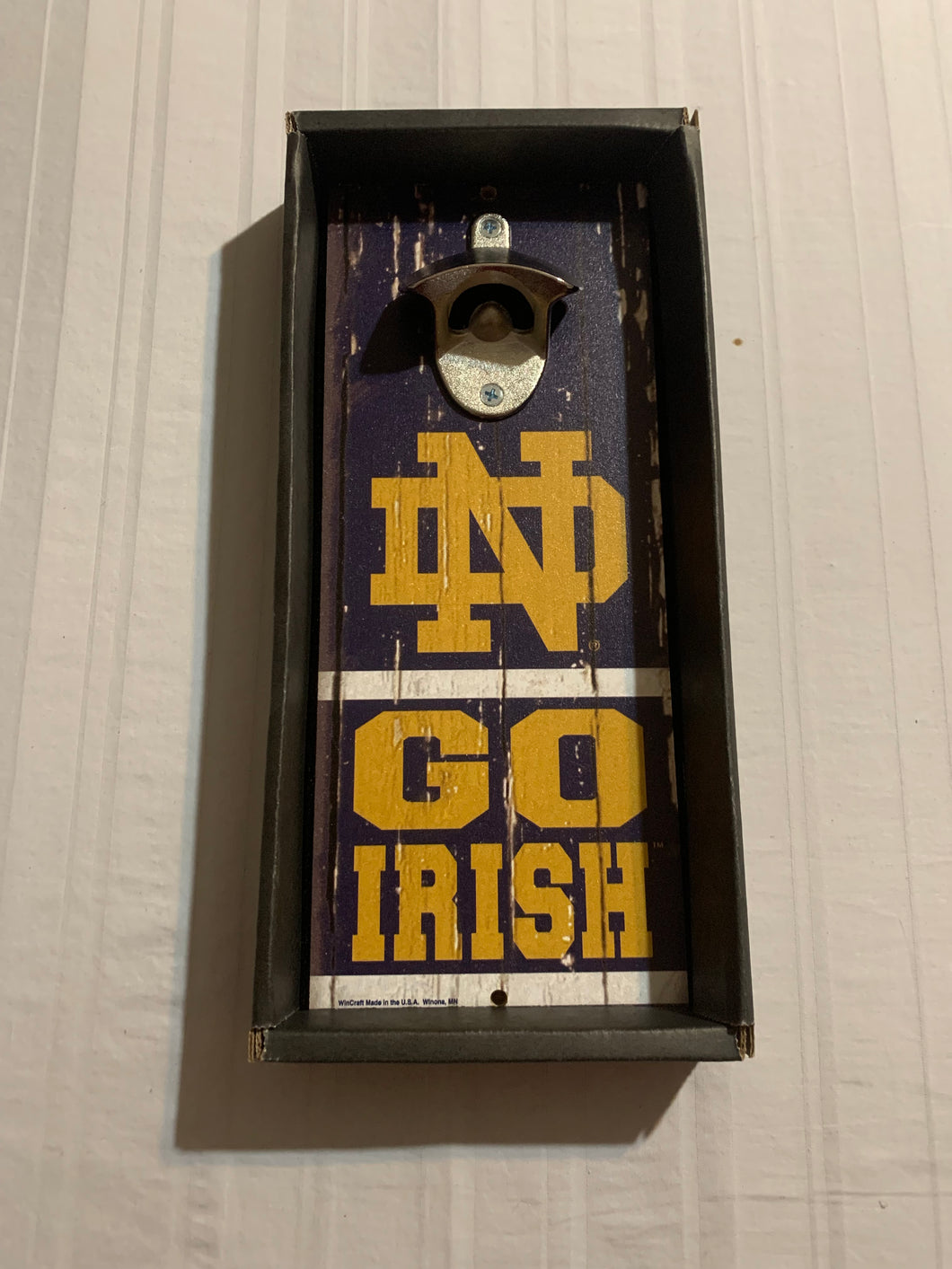 Notre Dame Fighting Irish NCAA Wall Mounted Bottle Opener 11