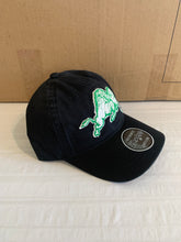 Load image into Gallery viewer, Marshall Thundering Herd Throwback NCAA Zephyr Black Adjustable Strapback Hat Cap - Casey&#39;s Sports Store
