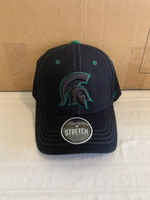 Load image into Gallery viewer, Michigan State Spartans NCAA Zephyr Black One Size Stretch Fit Hat Cap - Casey&#39;s Sports Store
