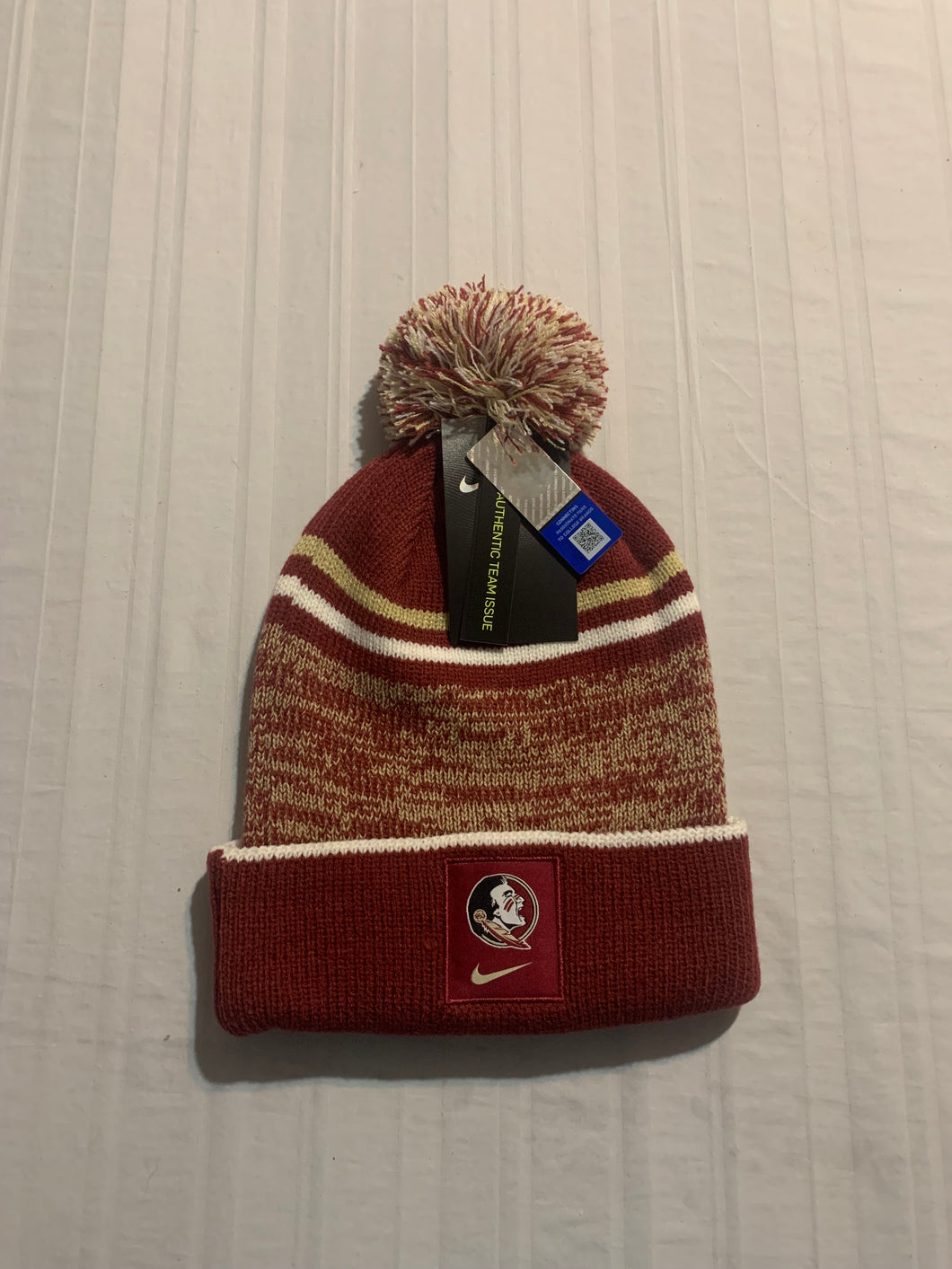 Florida State Seminoles FSU NCAA Nike Red Knit Winter Beanie Ski Hat Cap - Casey's Sports Store