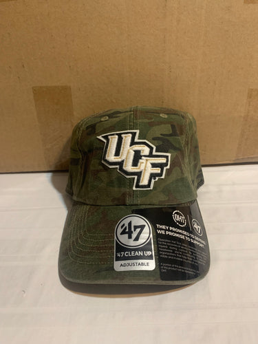 UCF Knights NCAA '47 Brand OHT Camo Clean Up Adjustable Strapback Hat - Casey's Sports Store