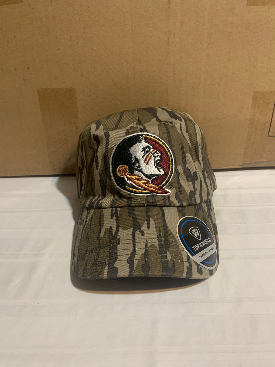 Florida State Seminoles FSU NCAA TOW Mossy Oak Camo Clean Up Adjustable Hat - Casey's Sports Store
