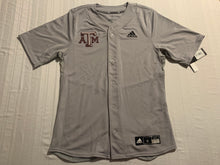 Load image into Gallery viewer, Texas A&amp;M Aggies NCAA #12 Gray Adidas Baseball Jersey Men&#39;s Size Medium - Casey&#39;s Sports Store
