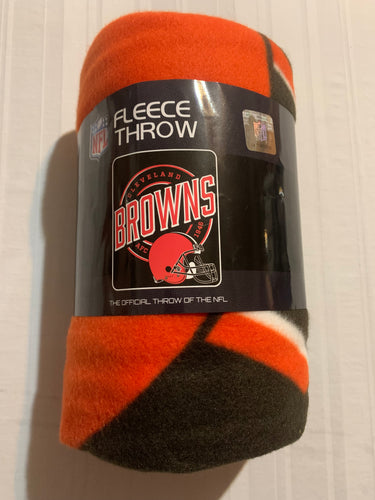Cleveland Browns NFL Fleece Throw Blanket 50