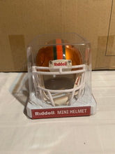 Load image into Gallery viewer, Miami Hurricanes NCAA Riddell Speed Orange Flash Alternate Mini Helmet - Casey&#39;s Sports Store
