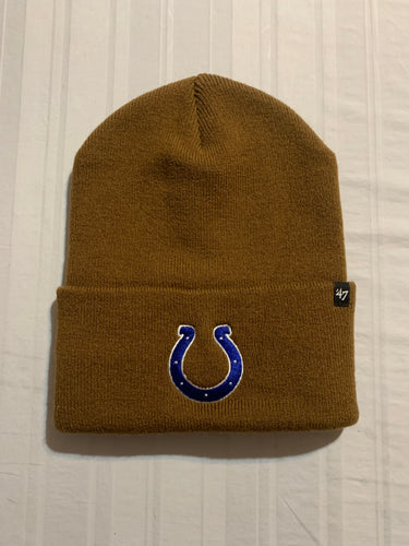 Indianapolis Colts NFL '47 Carhartt Mens Brown Cuff Knit Beanie Hat - Casey's Sports Store