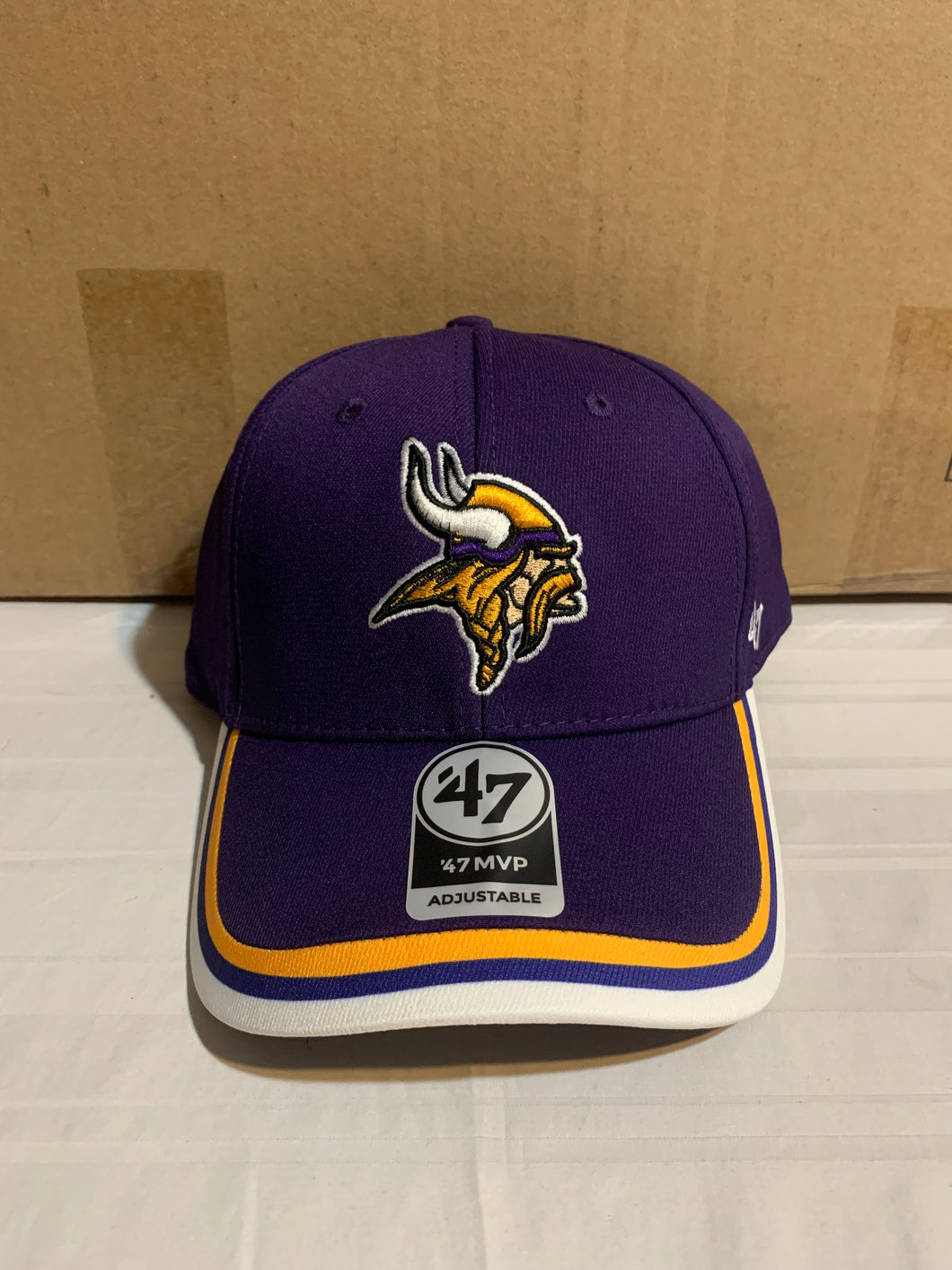 Minnesota Vikings NFL '47 Brand Purple MVP Adjustable Hat Cap - Casey's Sports Store