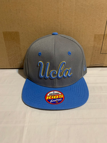 UCLA Bruins NCAA Zephyr Gray Youth Kids Adjustable Snapback Hat Cap - Casey's Sports Store