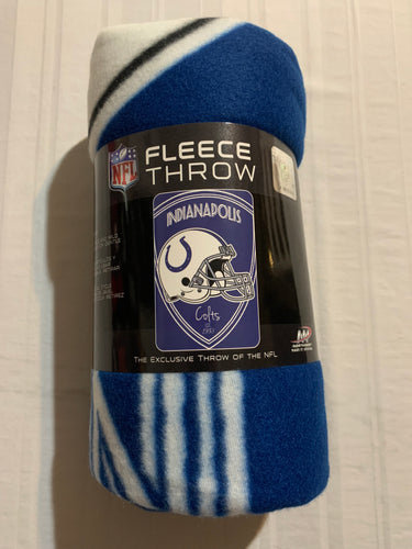 Indianapolis Colts NFL Fleece Throw Blanket 50