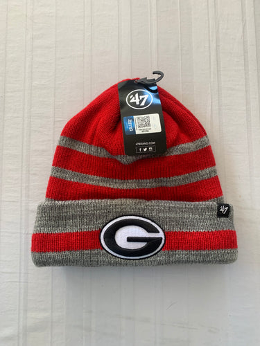 Georgia Bulldogs NCAA '47 Brand Knit Winter Ski Cap Hat Beanie - Casey's Sports Store