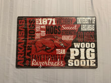 Load image into Gallery viewer, Arkansas Razorbacks NCAA 17&quot; x 11&quot; Wood Decorative Indoor Sign Wincraft - Casey&#39;s Sports Store
