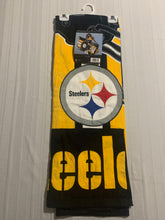 Load image into Gallery viewer, Pittsburgh Steelers NFL 30&quot; x 60&quot; Beach Towel McArthur - Casey&#39;s Sports Store
