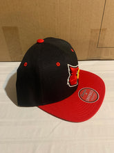 Load image into Gallery viewer, Louisville Cardinals NCAA Zephyr Black Two Tone Captain Snapback Hat - Casey&#39;s Sports Store

