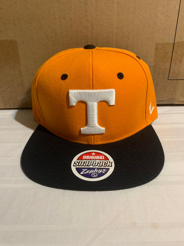 Tennessee Volunteers NCAA Zephyr Orange Two Tone Captain Snapback Hat - Casey's Sports Store